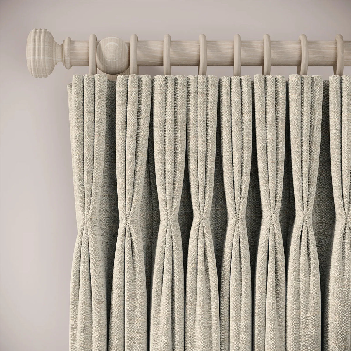 His Nibs Curtains - Eco Boucle - Pebblish