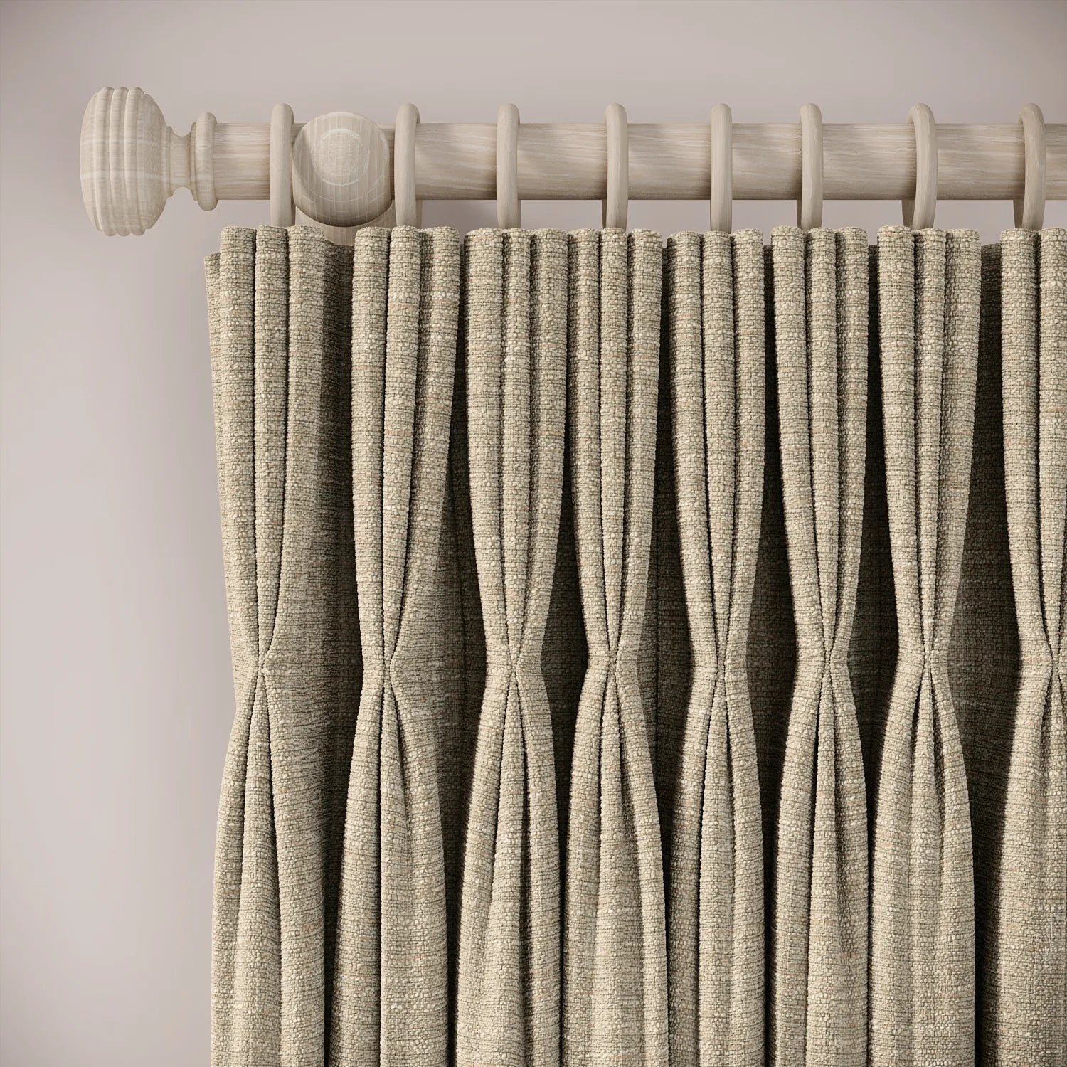 His Nibs Curtains - Eco Boucle - Tabby Cat