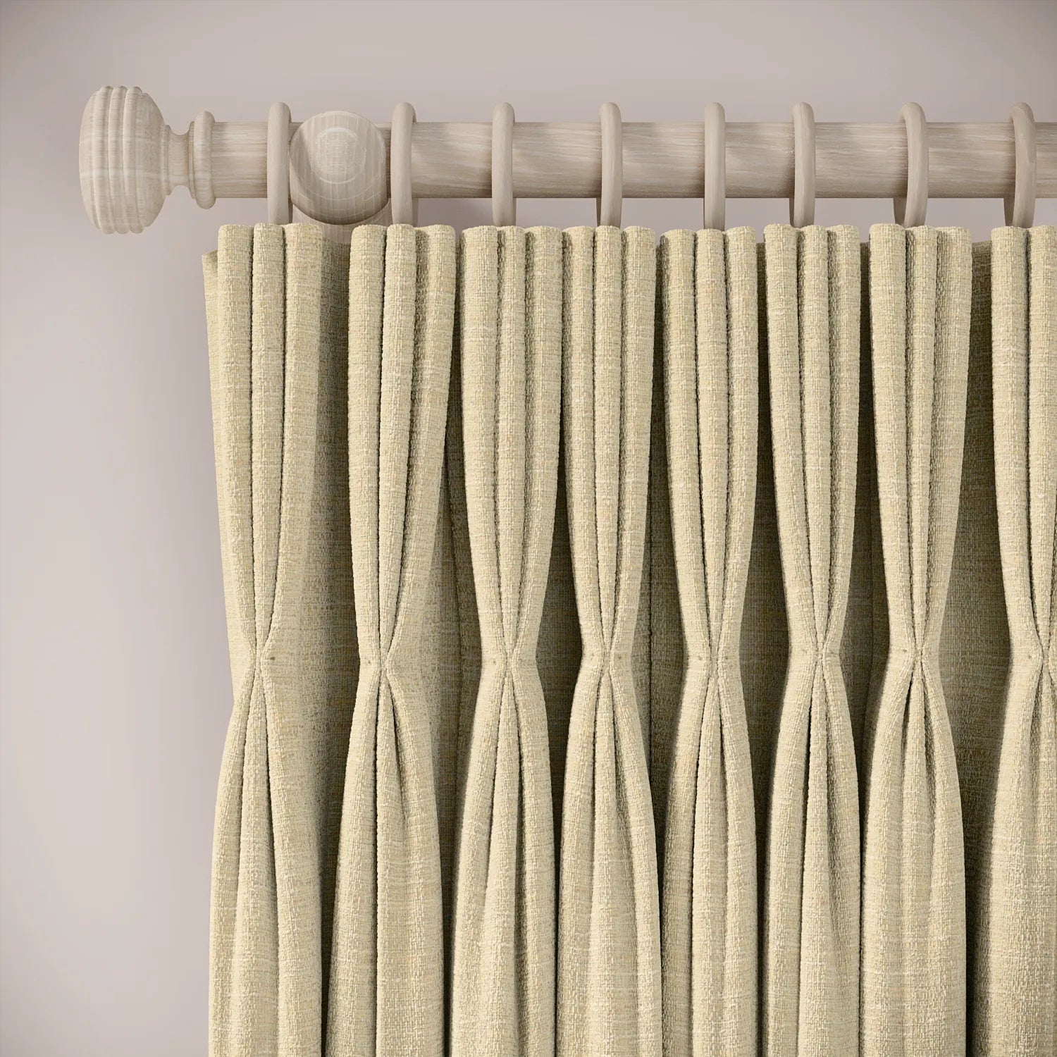 His Nibs Curtains - Eco Boucle - Viennese Whirl