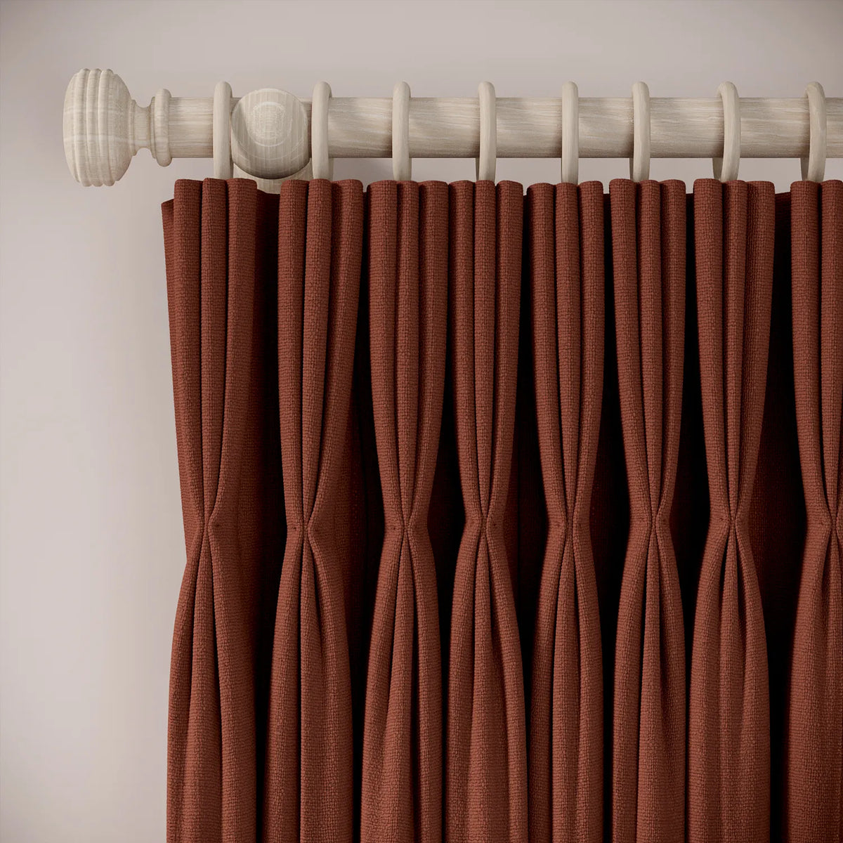 His Nibs Curtains - Eco Weave - Brimstone