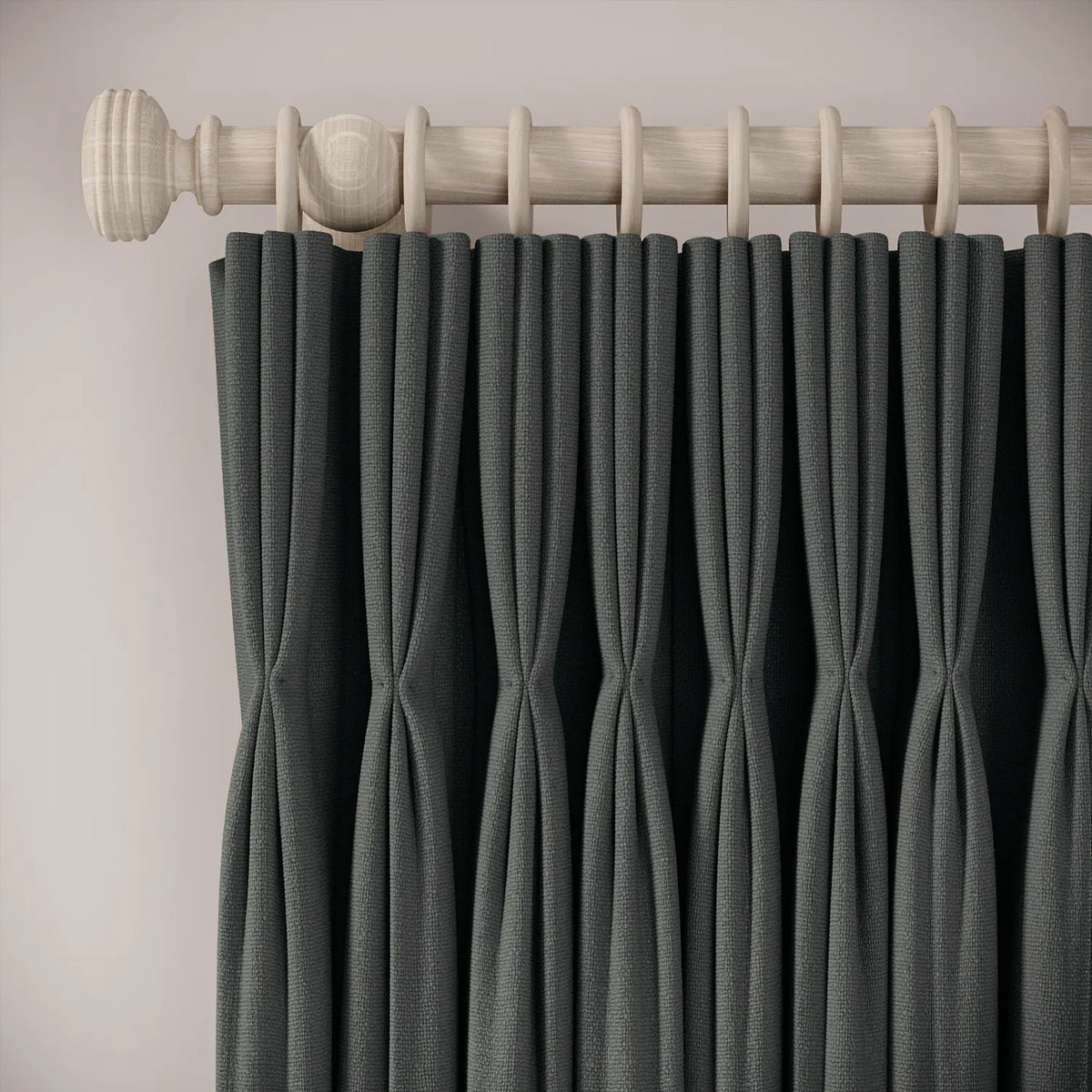 His Nibs Curtains - Eco Weave - Plunge