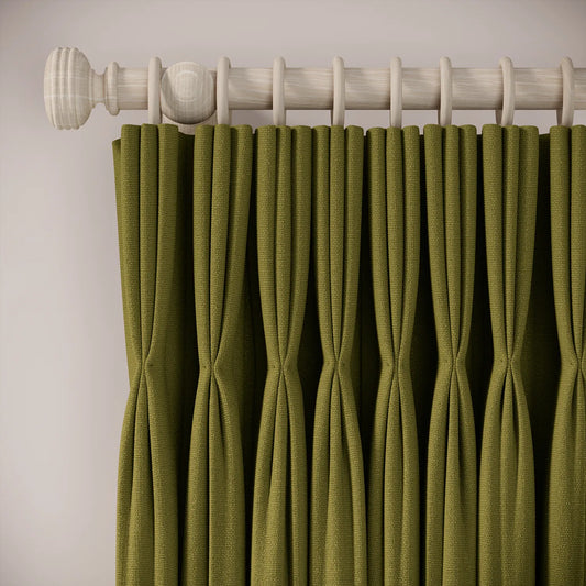His Nibs Curtains - Eco Weave - Thyme Lord