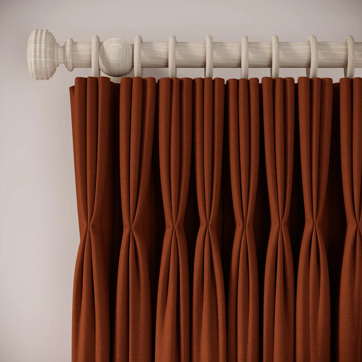 His Nibs Curtains - Linen Blend - Flare