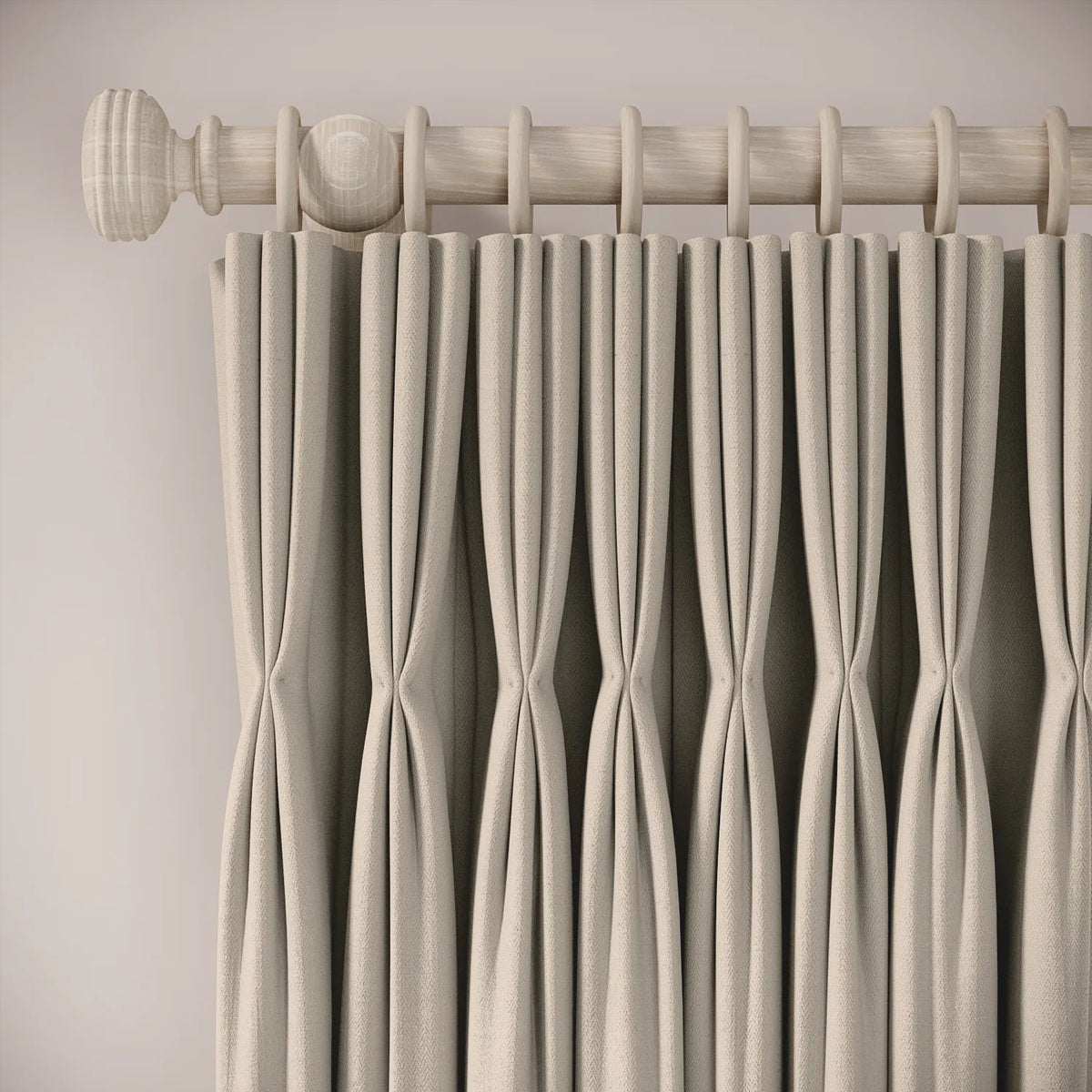 His Nibs Curtains - Linen Blend - Skimming