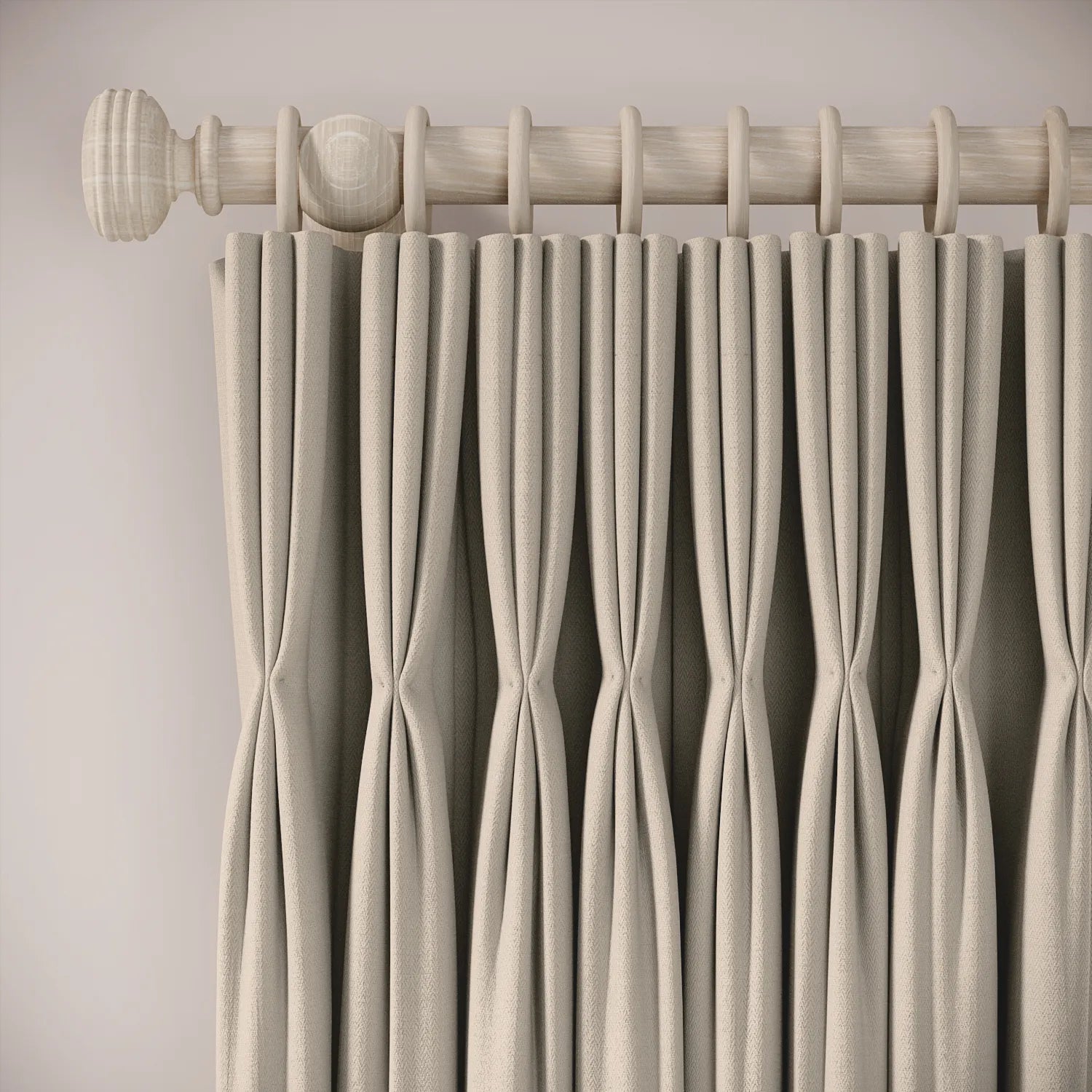 His Nibs Curtains - Linen Blend - Skimming
