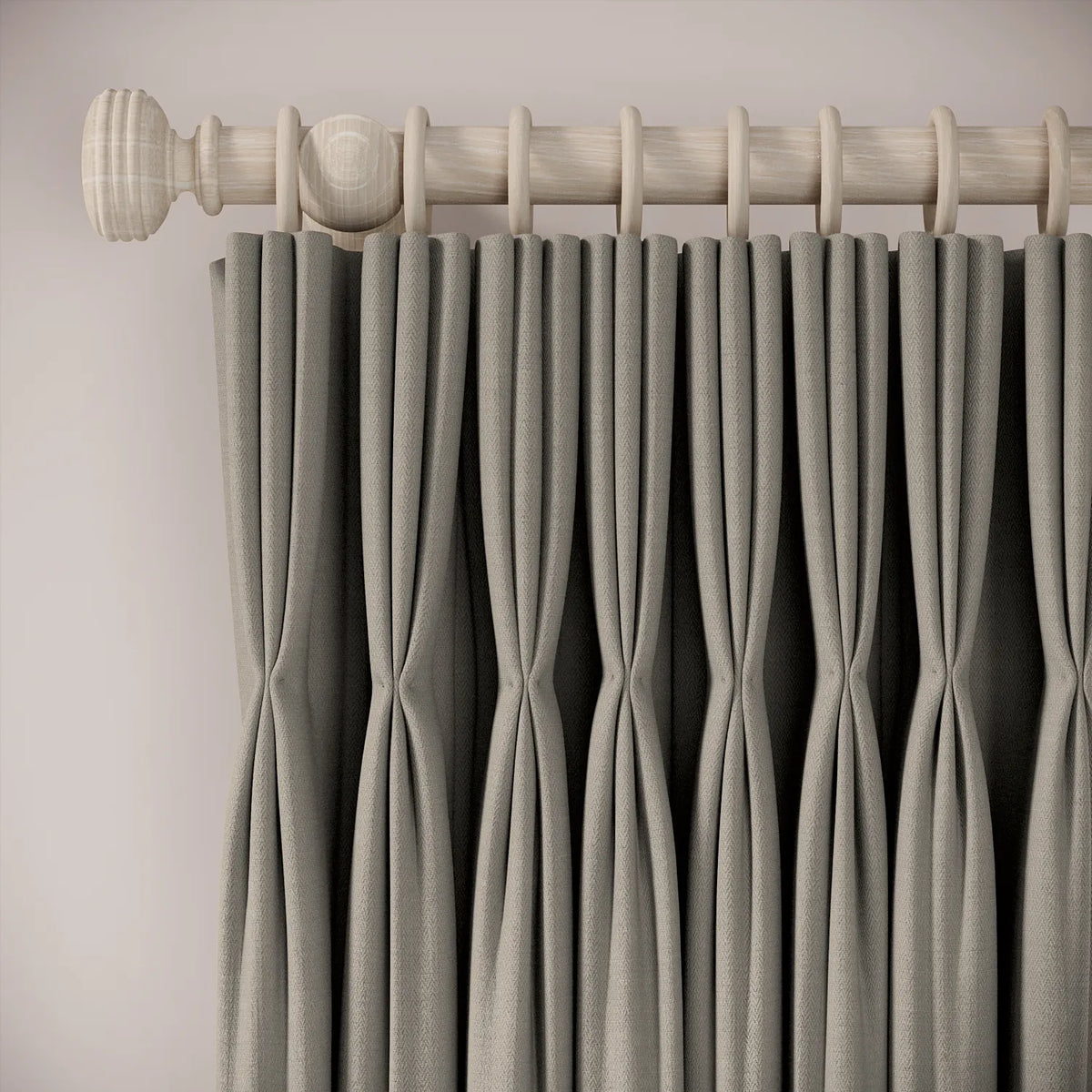 His Nibs Curtains - Linen Blend - St Clements
