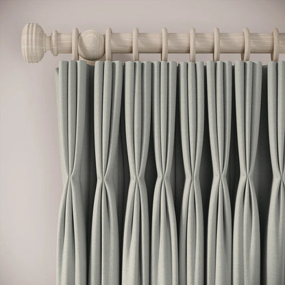 His Nibs Curtains - Linen Blend - Villa Blue