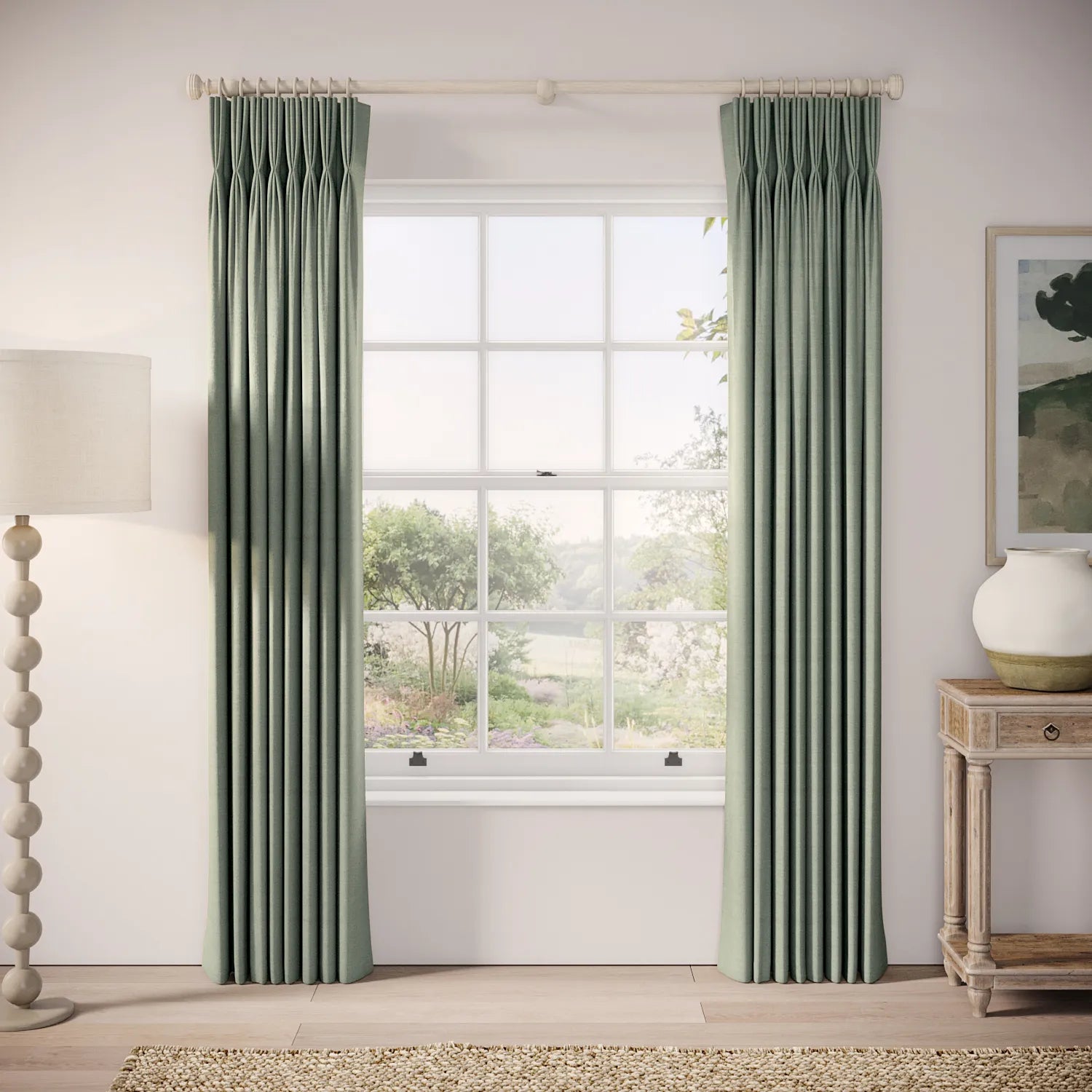 His Nibs Curtains - Pure Linen - Barmouth