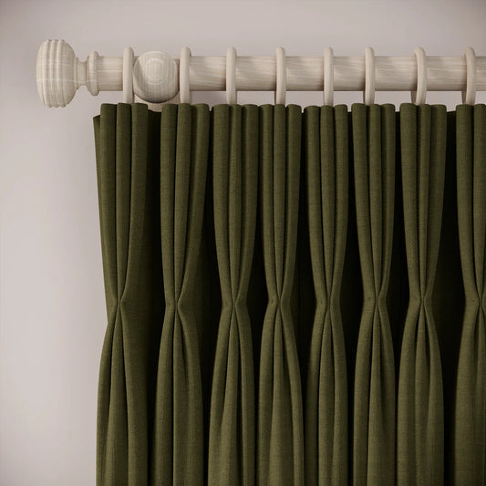 His Nibs Curtains - Pure Linen - Mossify