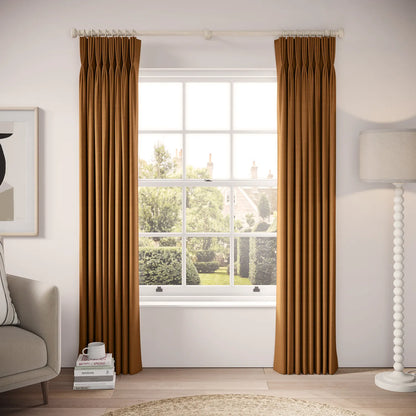His Nibs Curtains - Pure Linen - Sussex Sunset