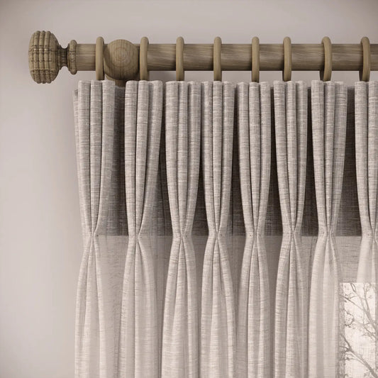 His Nibs Curtains - Slubby Sheer - Tasteful