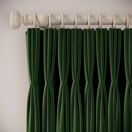 His Nibs Curtains - Soft Velvet - Billiards