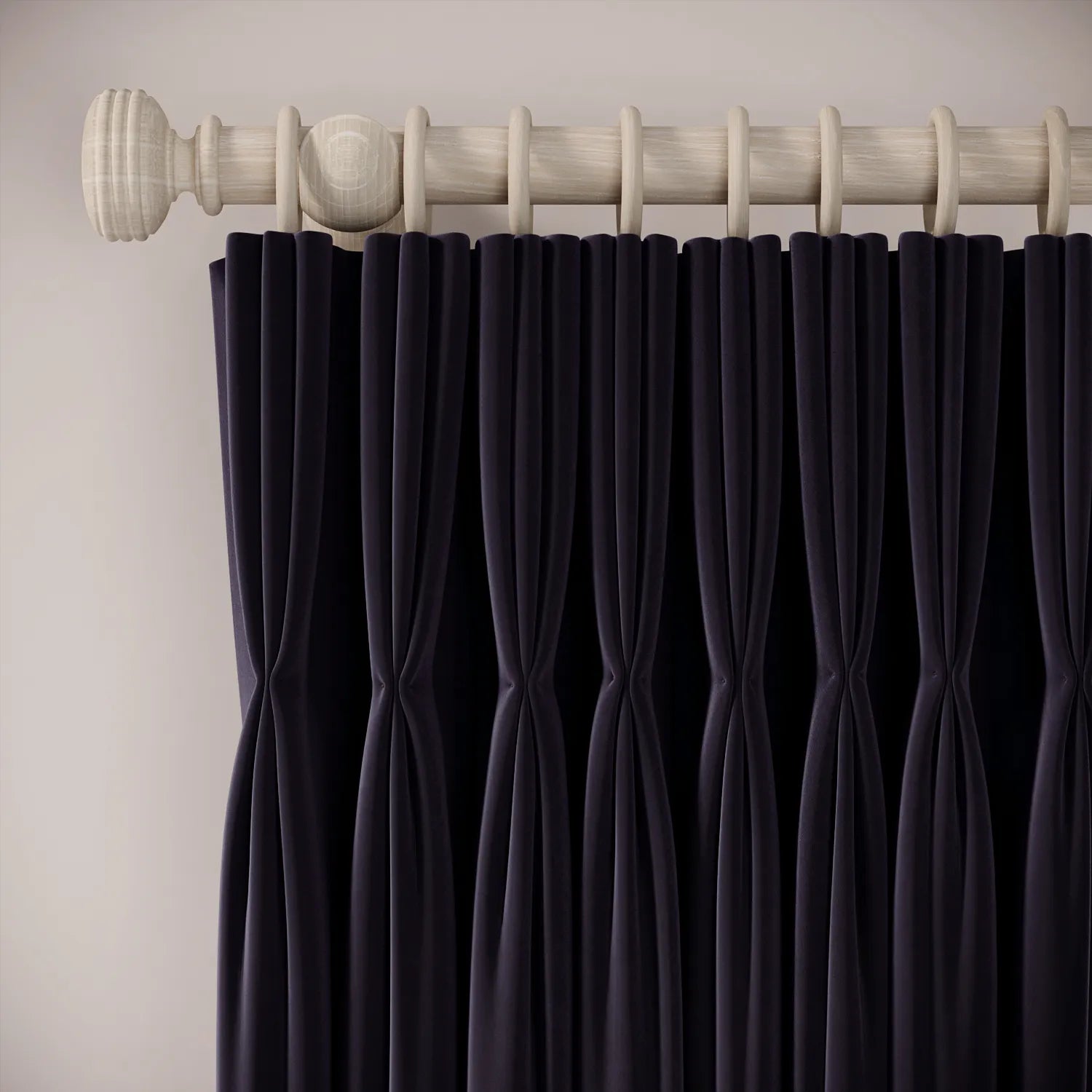 His Nibs Curtains - Soft Velvet - Bramble Jam