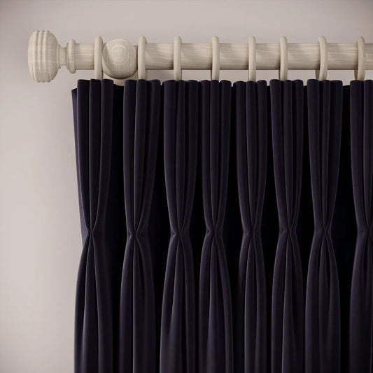 His Nibs Curtains - Soft Velvet - Bramble Jam