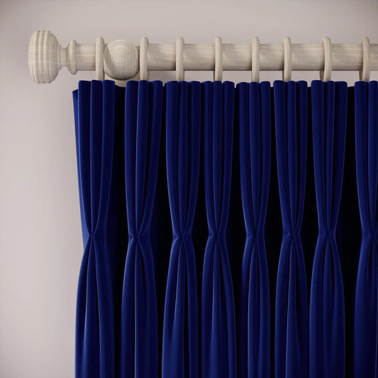 His Nibs Curtains - Soft Velvet - Darling