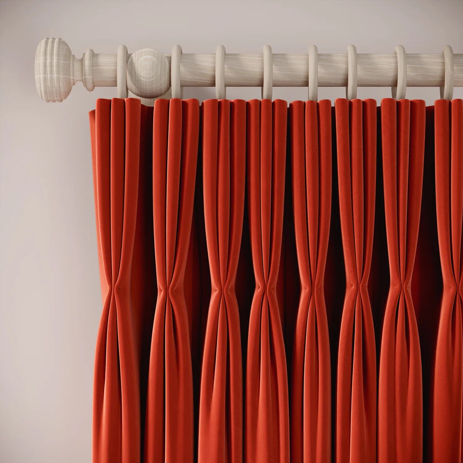 His Nibs Curtains - Soft Velvet - Logburner