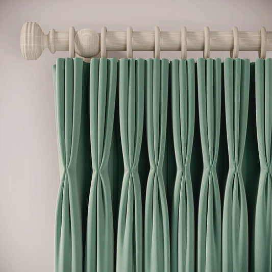 His Nibs Curtains - Soft Velvet - Mid-horizon