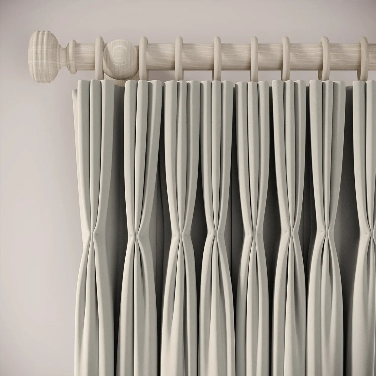 His Nibs Curtains - Soft Velvet - Mog
