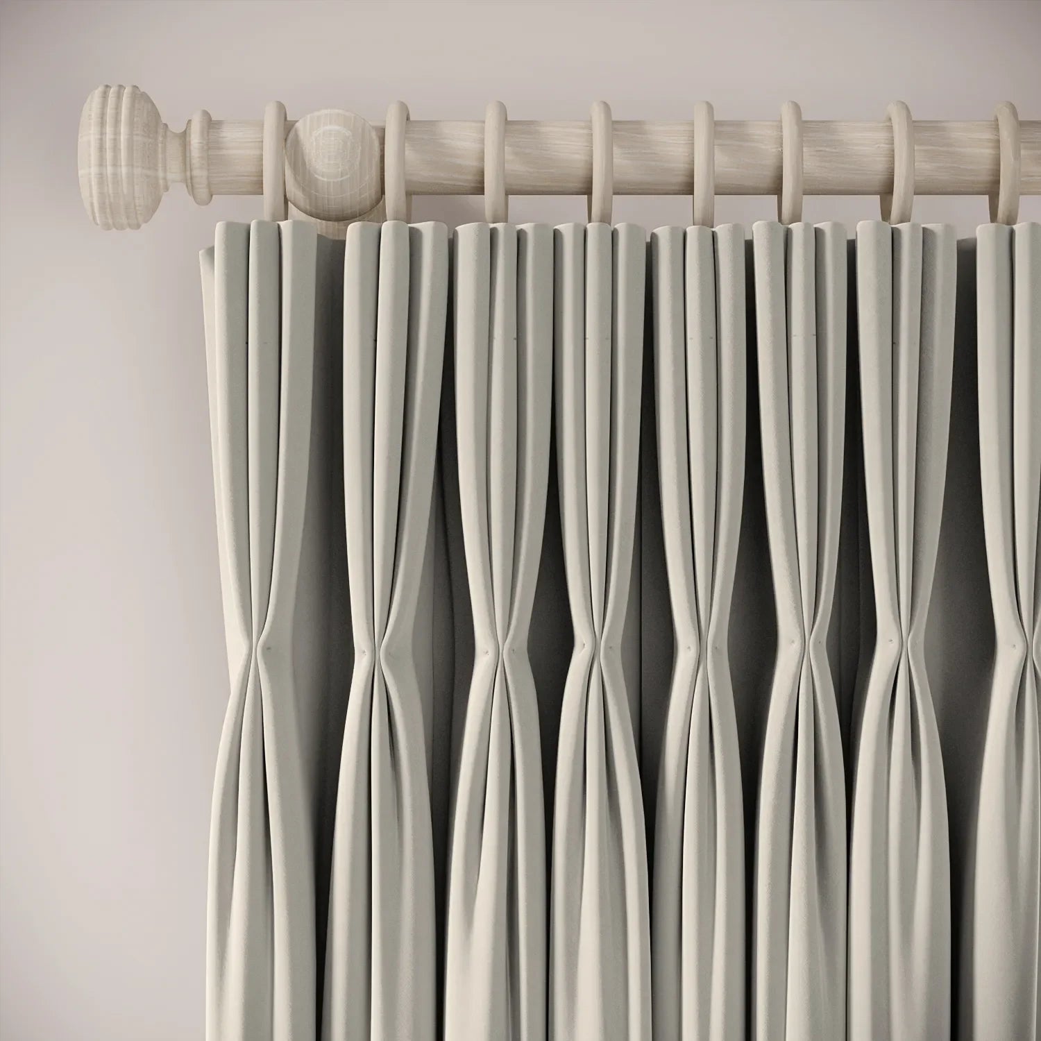His Nibs Curtains - Soft Velvet - Mog