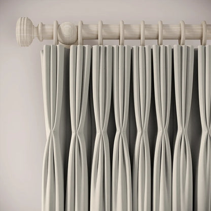 His Nibs Curtains - Soft Velvet - Mog