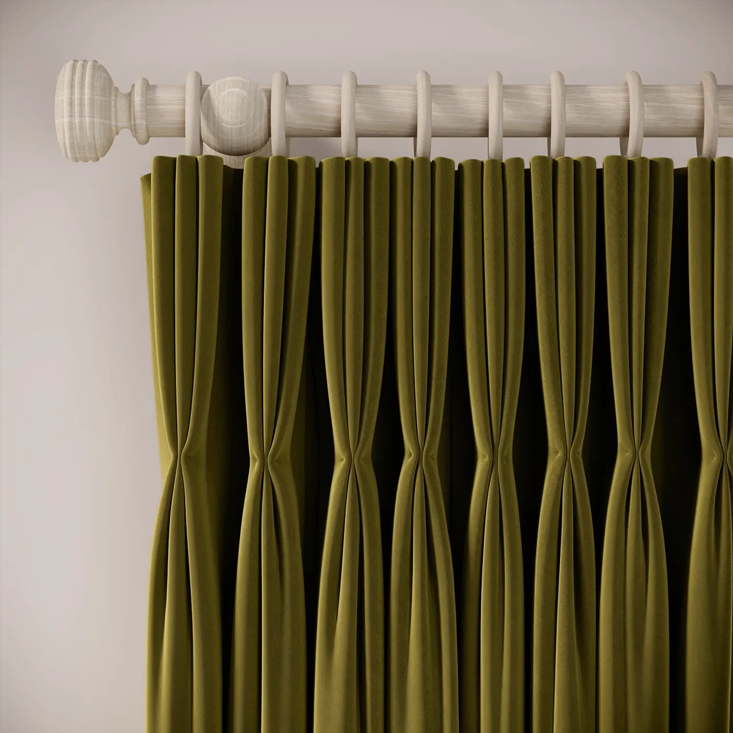 His Nibs Curtains - Soft Velvet - Thicket