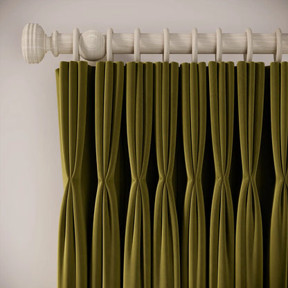 His Nibs Curtains - Soft Velvet - Thicket