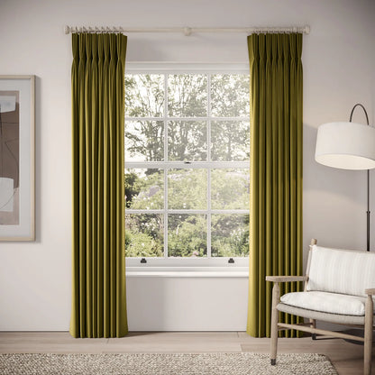 His Nibs Curtains - Soft Velvet - Thicket