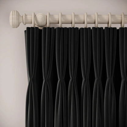 His Nibs Curtains - Soft Velvet - Void