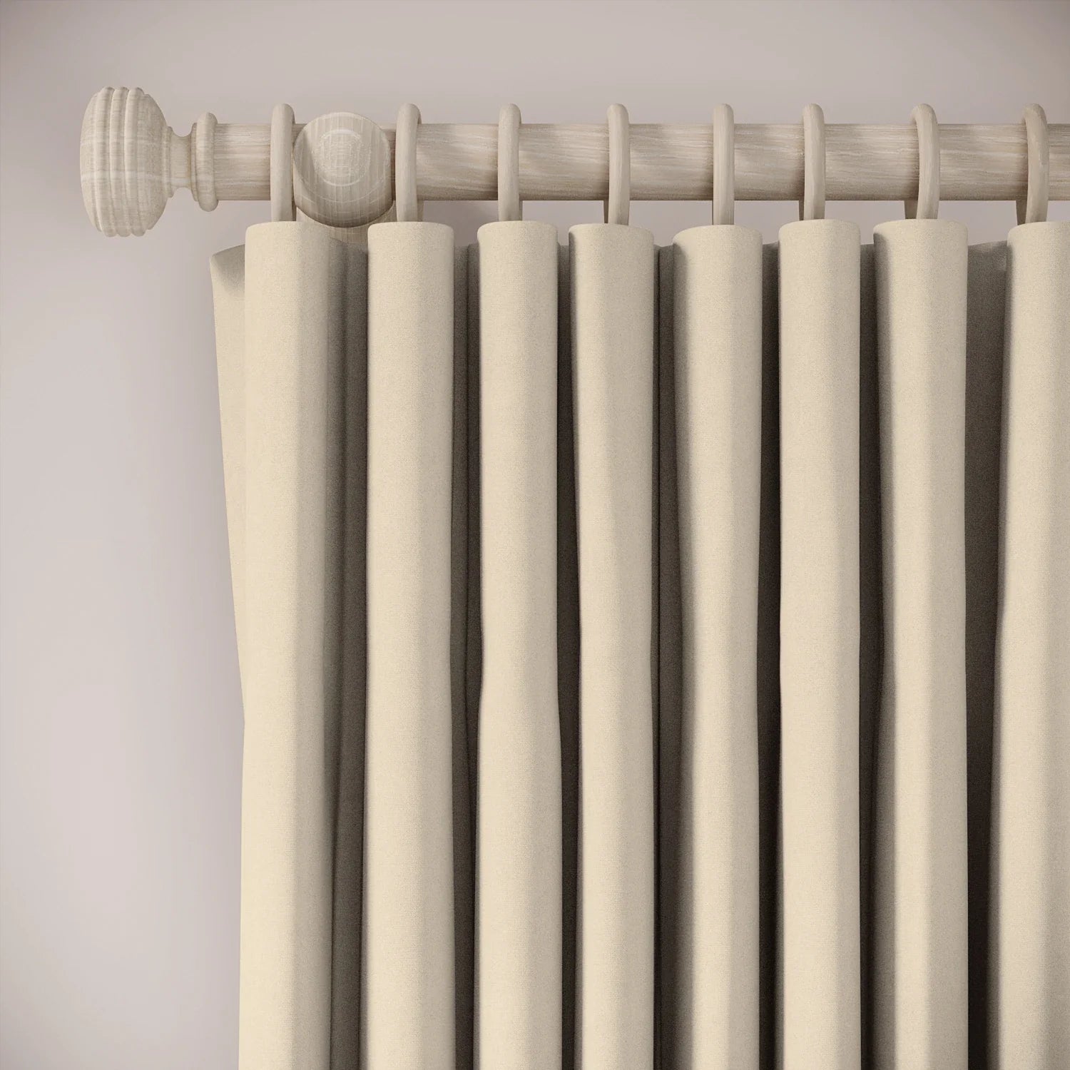 Lazy Sunday Curtains - Brushed Cotton - Eggbox