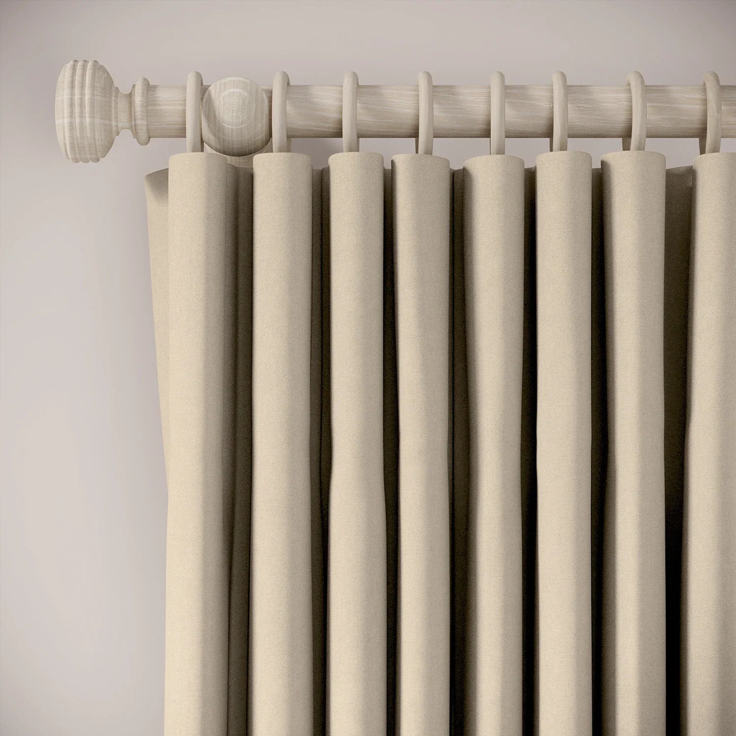 Lazy Sunday Curtains - Brushed Cotton - Mantlepiece