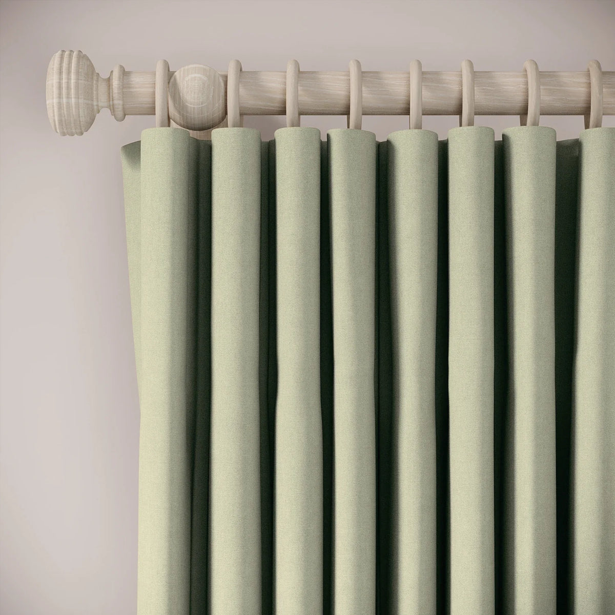Lazy Sunday Curtains - Brushed Cotton - Robin's Egg