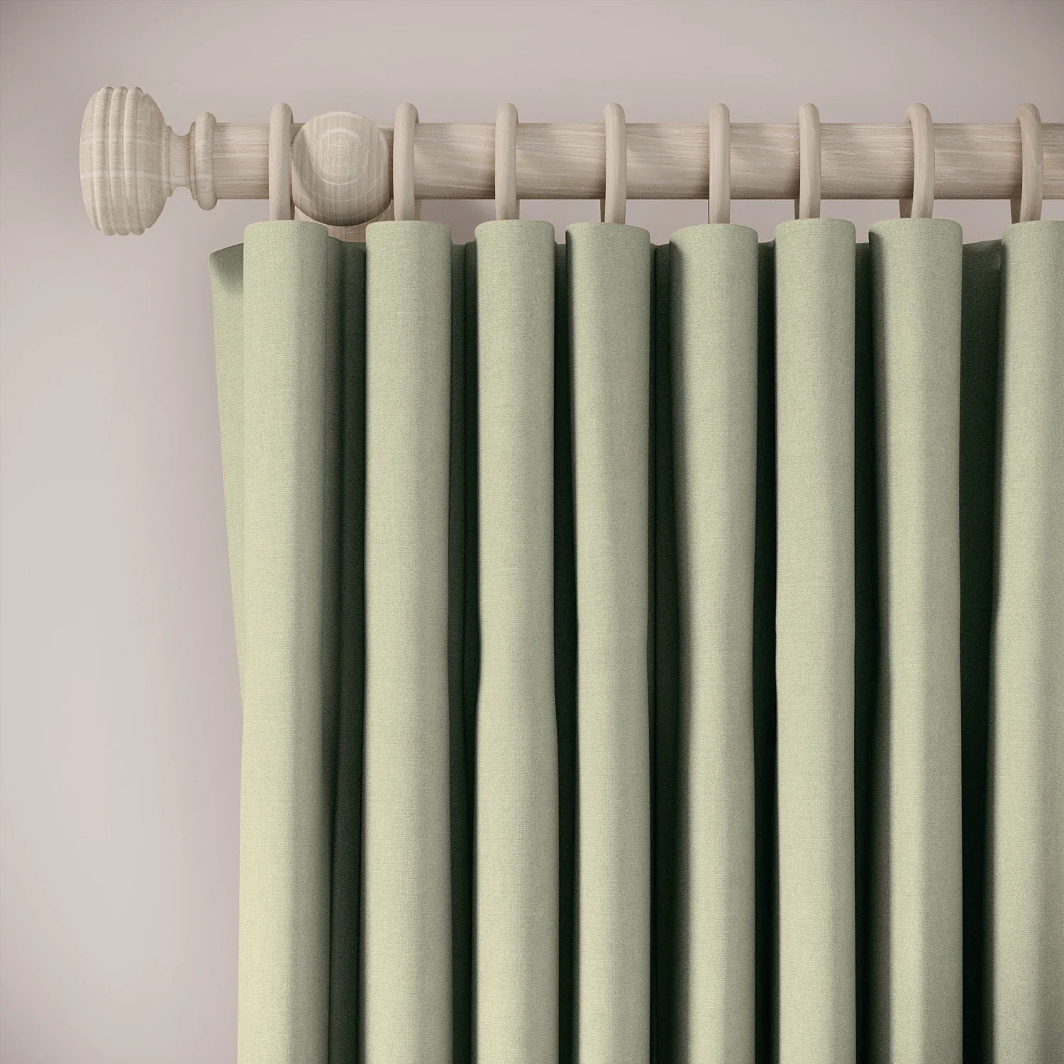 Lazy Sunday Curtains - Brushed Cotton - Robin's Egg