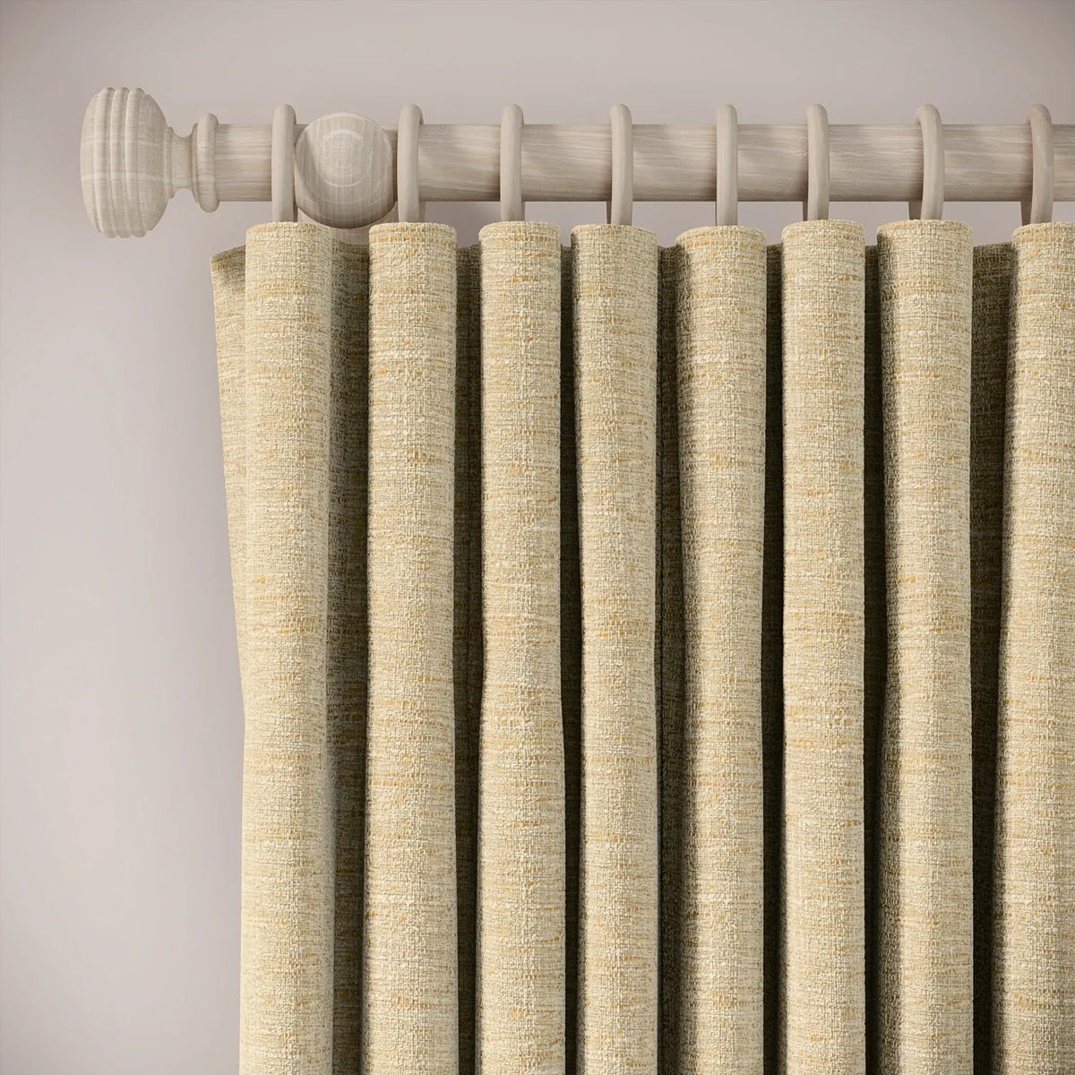 Lazy Sunday Curtains - Eco Boucle - Demerara