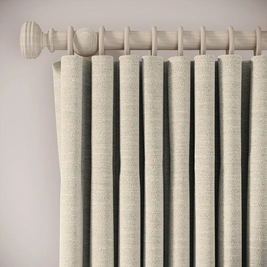 Lazy Sunday Curtains - Eco Boucle - Pebblish