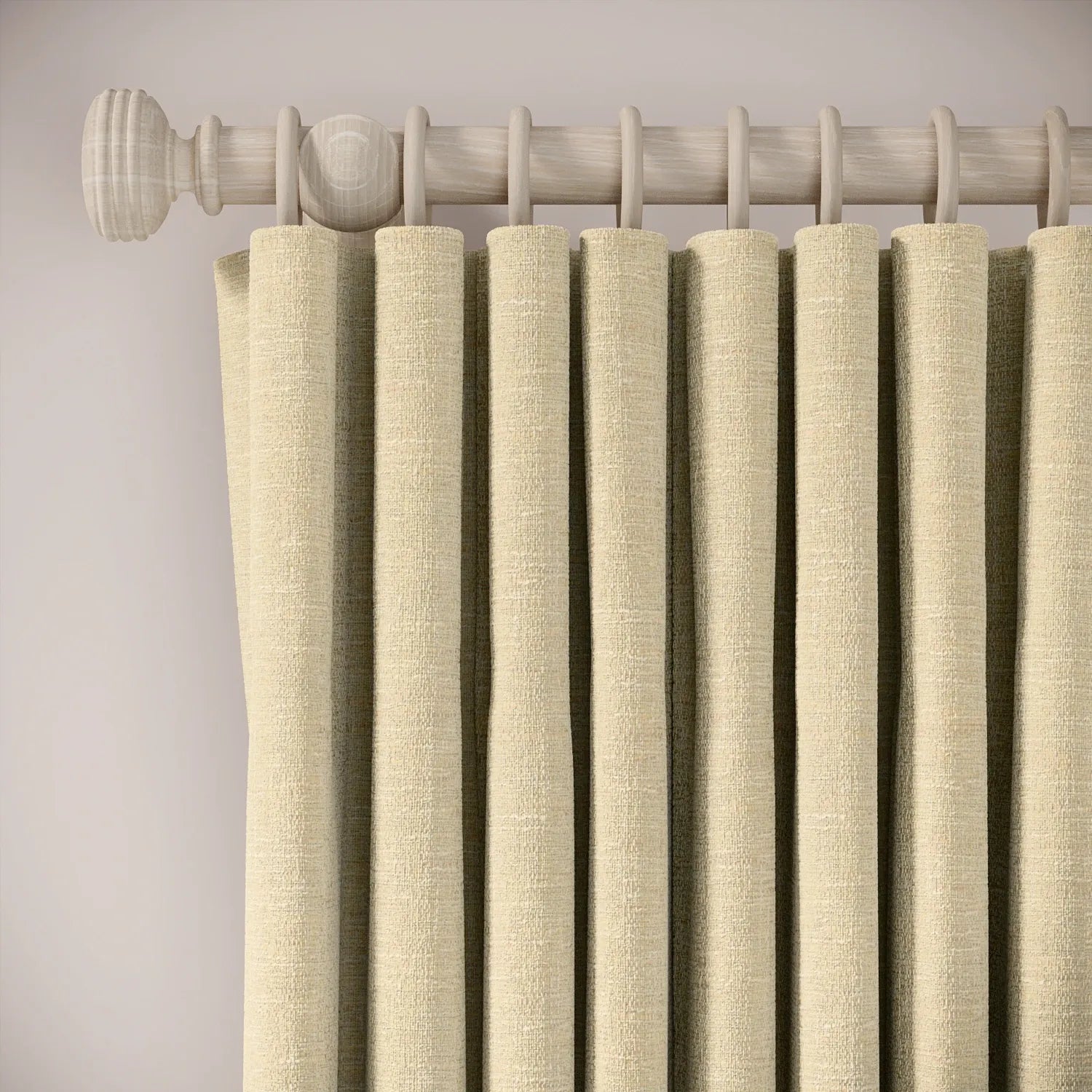 Lazy Sunday Curtains - Eco Boucle - Viennese Whirl