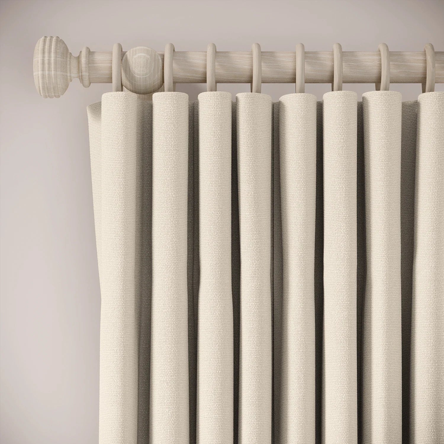 Lazy Sunday Curtains - Eco Weave - Macchiato