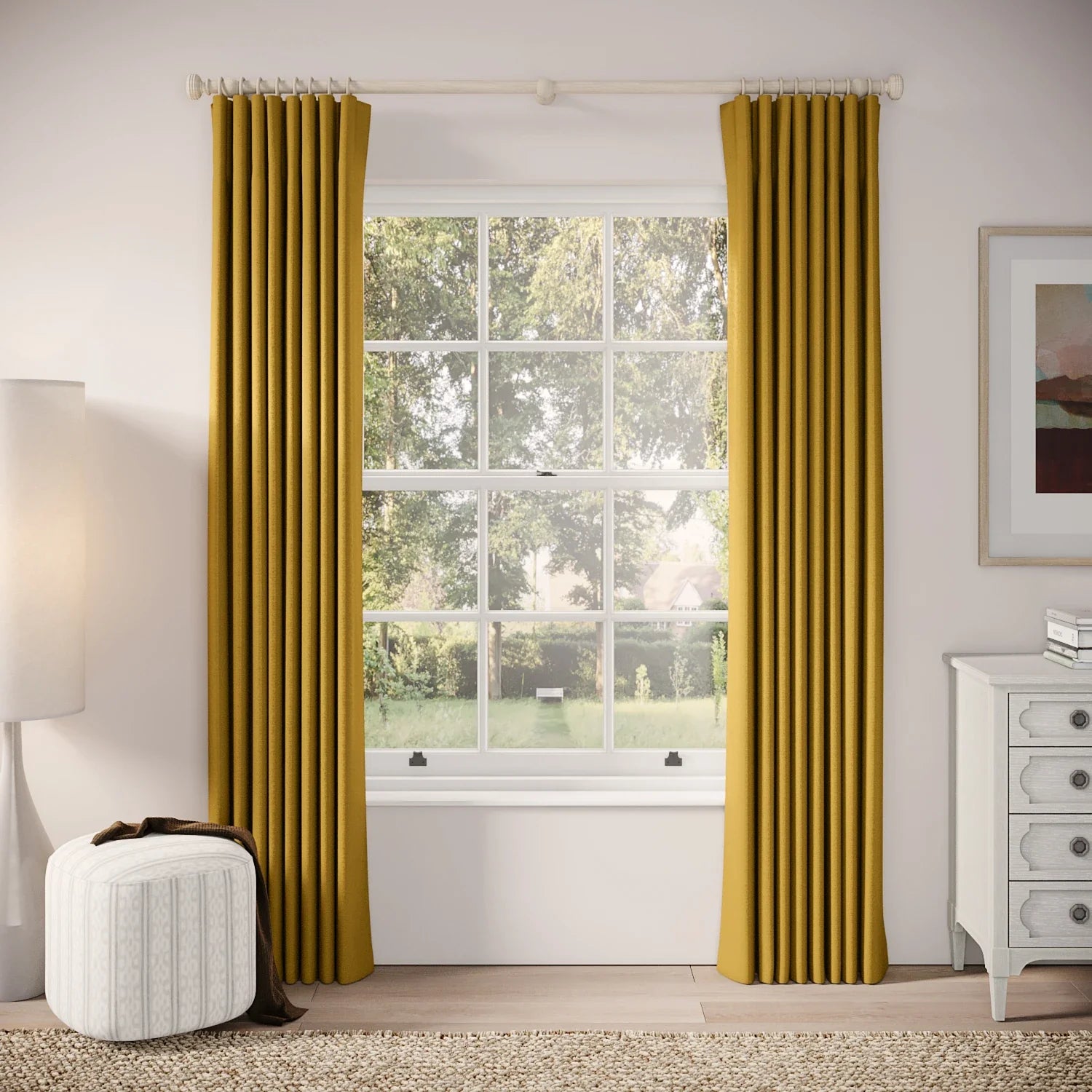 Lazy Sunday Curtains - Eco Weave - Sceptre