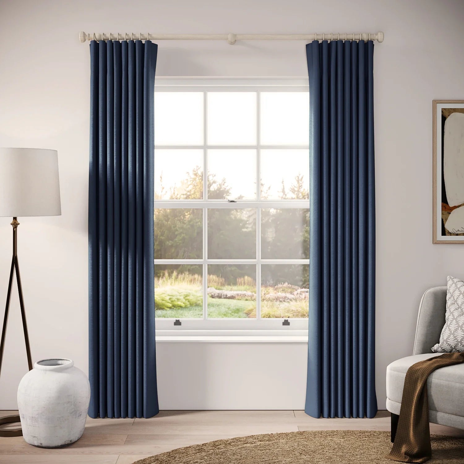 Lazy Sunday Curtains - Linen Blend - Jolene