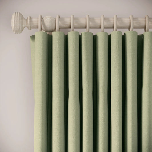 Lazy Sunday Curtains - Linen Blend - Mint Julep