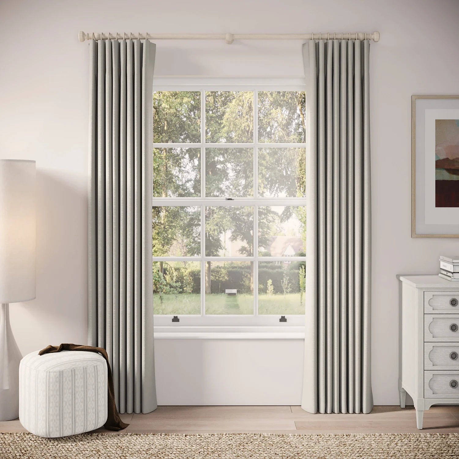 Lazy Sunday Curtains - Linen Blend - Nellie