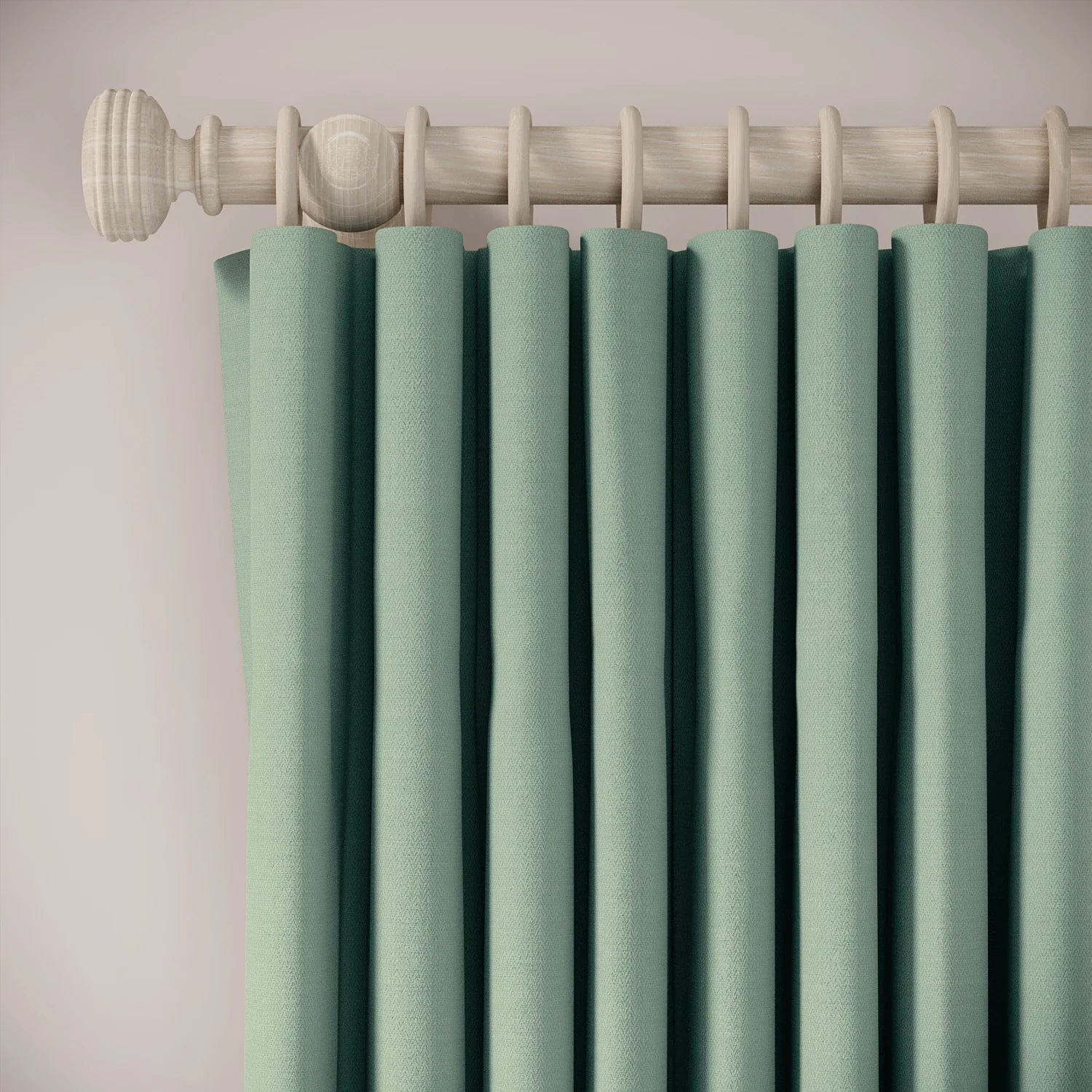 Lazy Sunday Curtains - Linen Blend - Rockpool