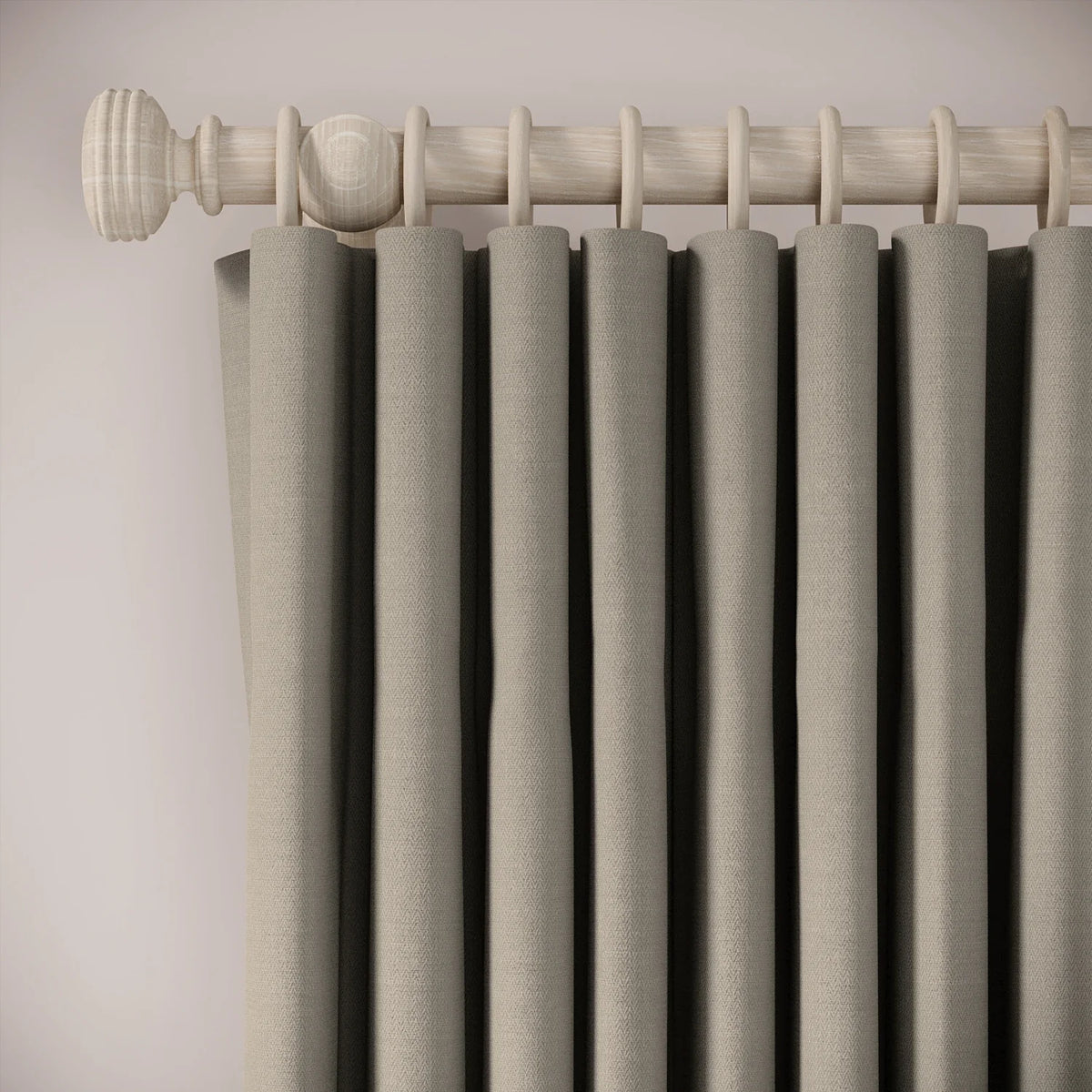 Lazy Sunday Curtains - Linen Blend - Simmer