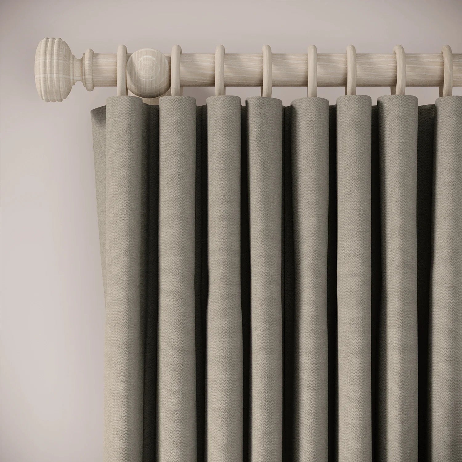 Lazy Sunday Curtains - Linen Blend - Simmer