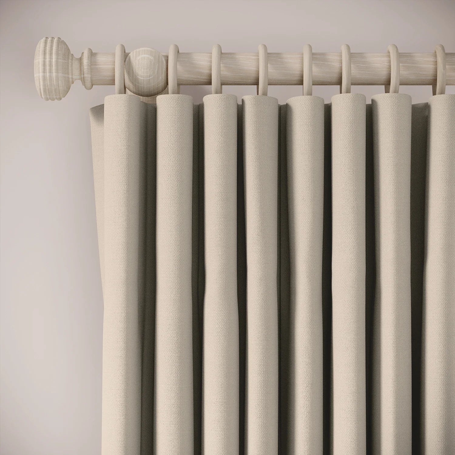 Lazy Sunday Curtains - Linen Blend - Skimming