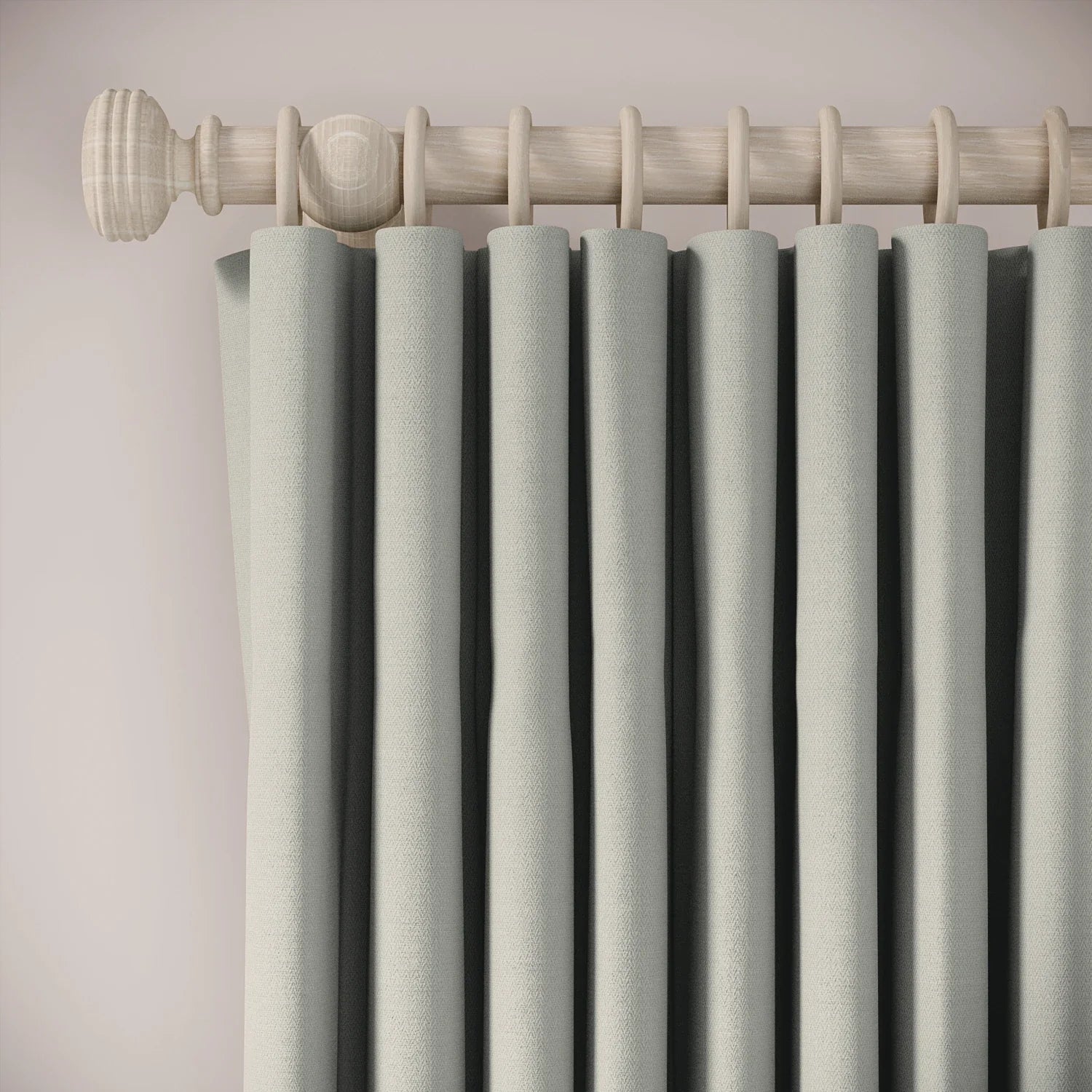 Lazy Sunday Curtains - Linen Blend - Villa Blue