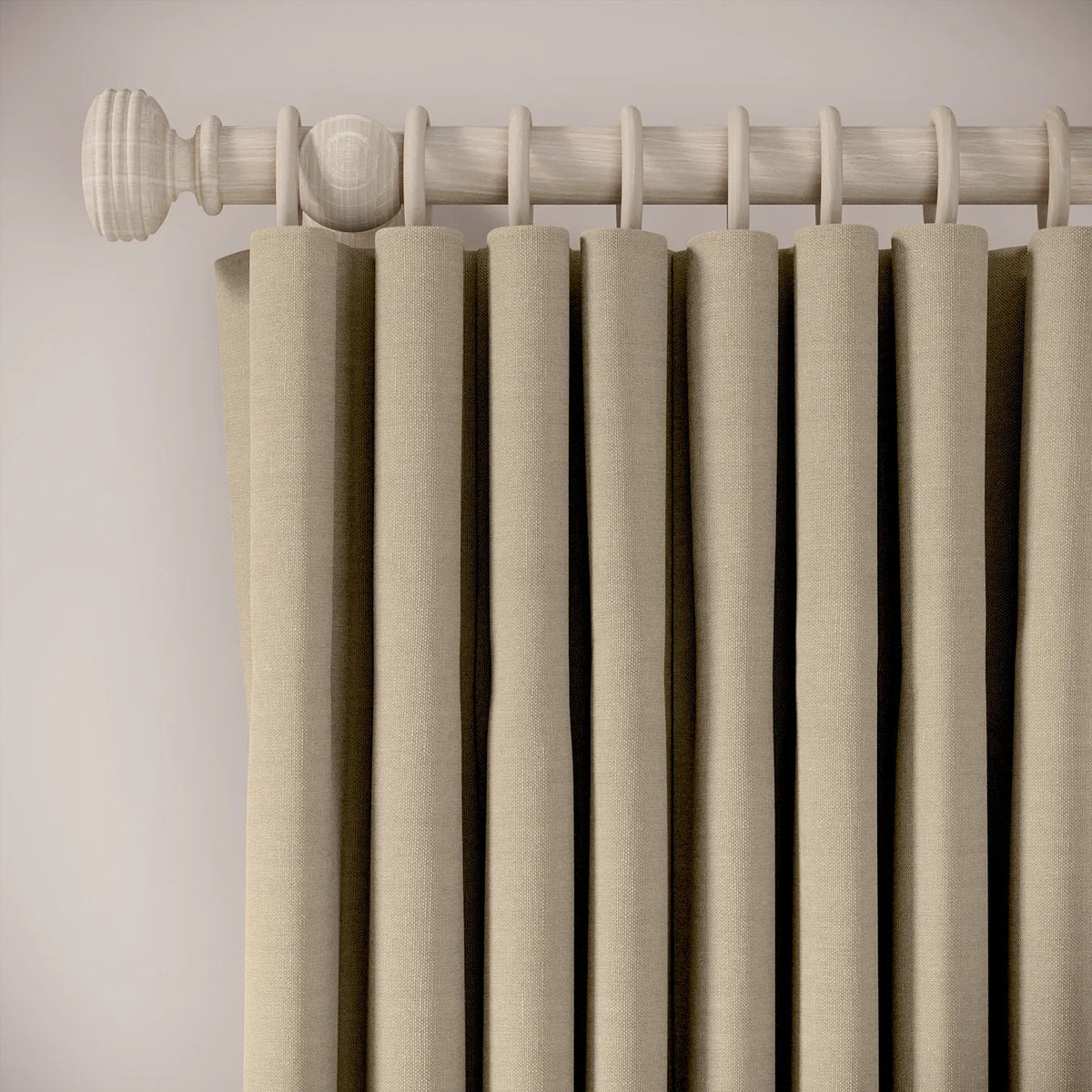 Lazy Sunday Curtains - Pure Linen - Biscotti