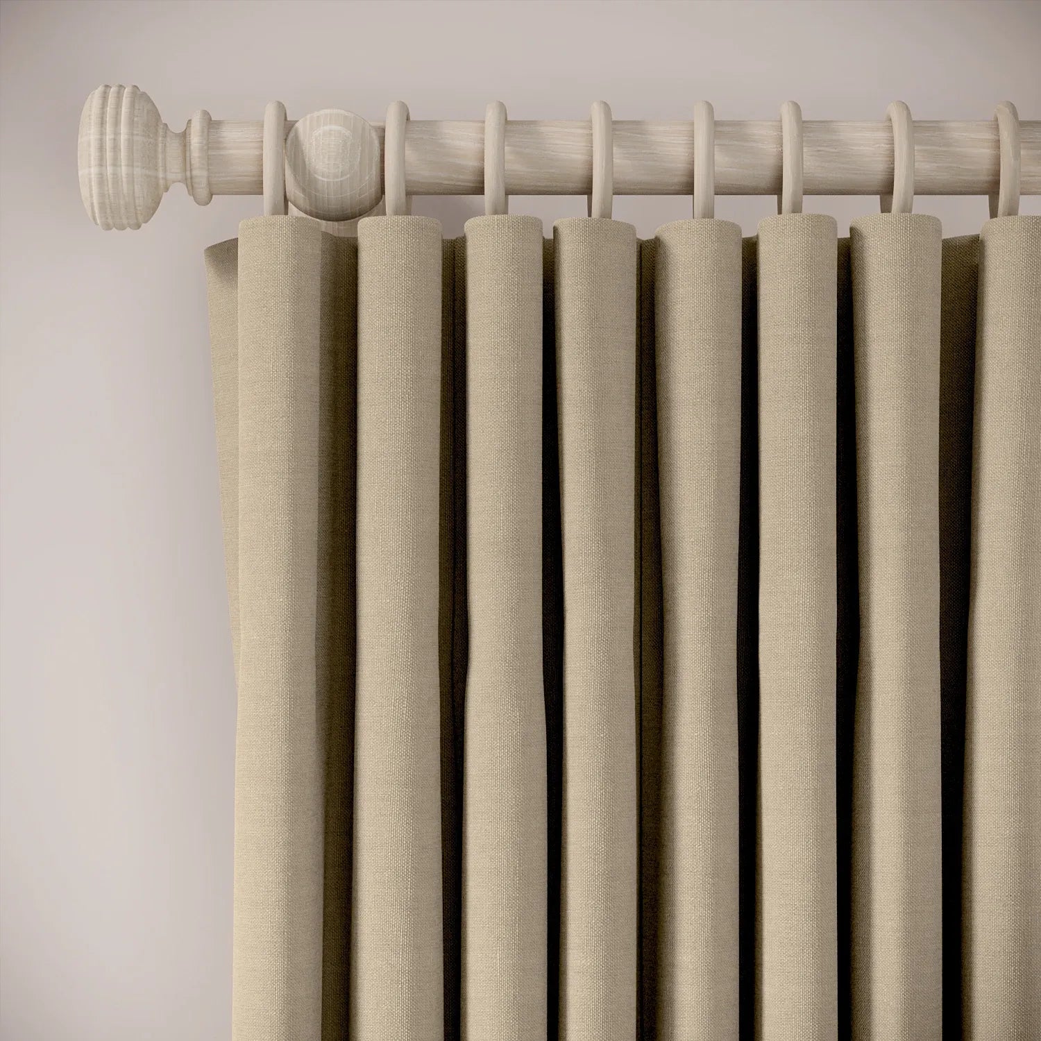 Lazy Sunday Curtains - Pure Linen - Biscotti