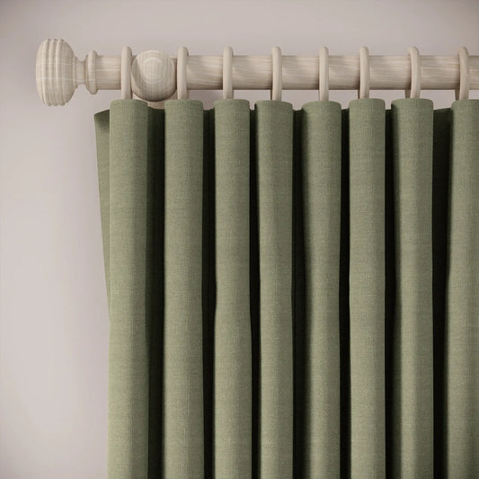 Lazy Sunday Curtains - Pure Linen - Herbal