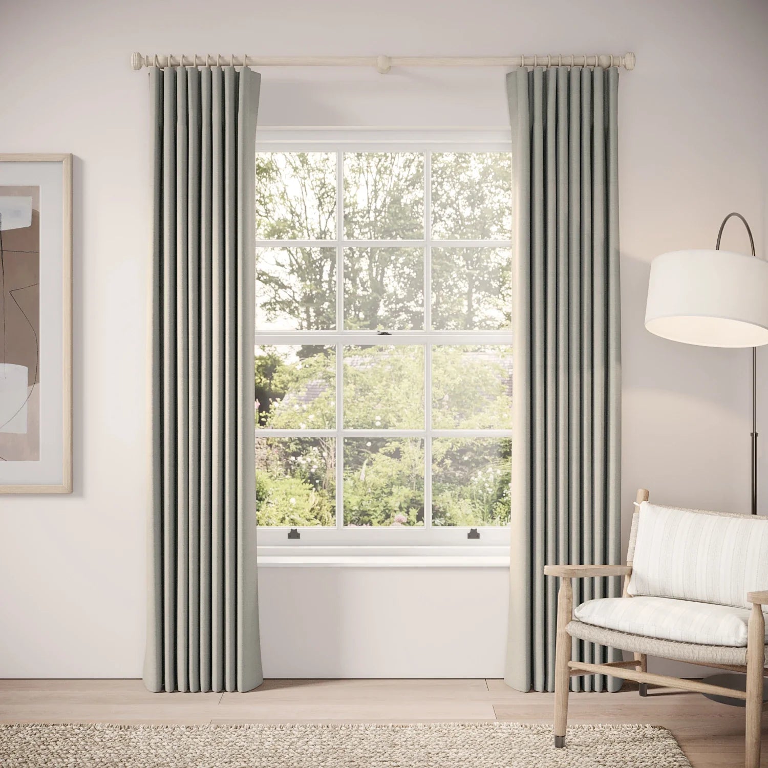 Lazy Sunday Curtains - Pure Linen - Mardy