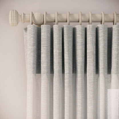 Lazy Sunday Curtains - Slubby Sheer - Reykjavik